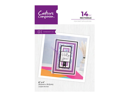 Crafters Companion Metal Die - Rectangle