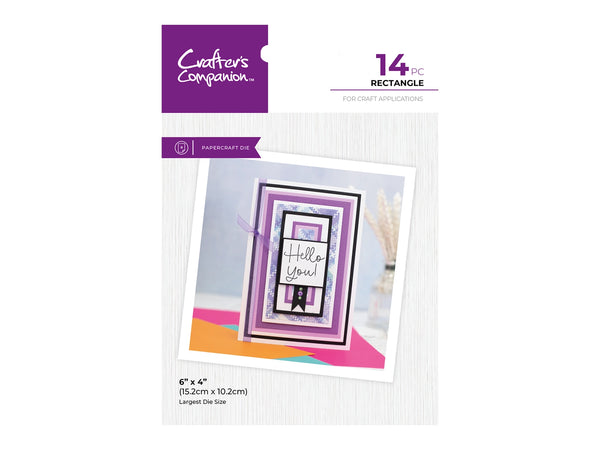 Crafters Companion Metal Die - Rectangle