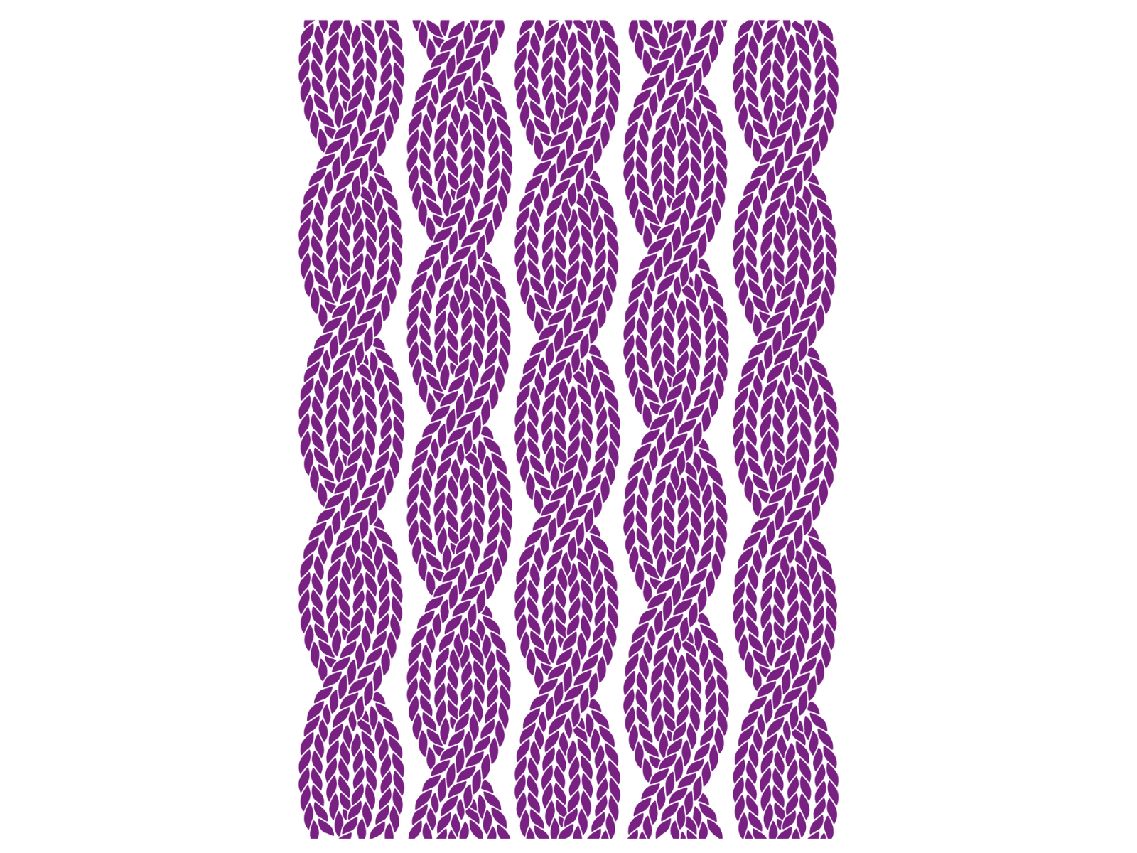 Crafter's Companion Modern Man 2D Embossing Folder 4" x 6" - Twisted Knot