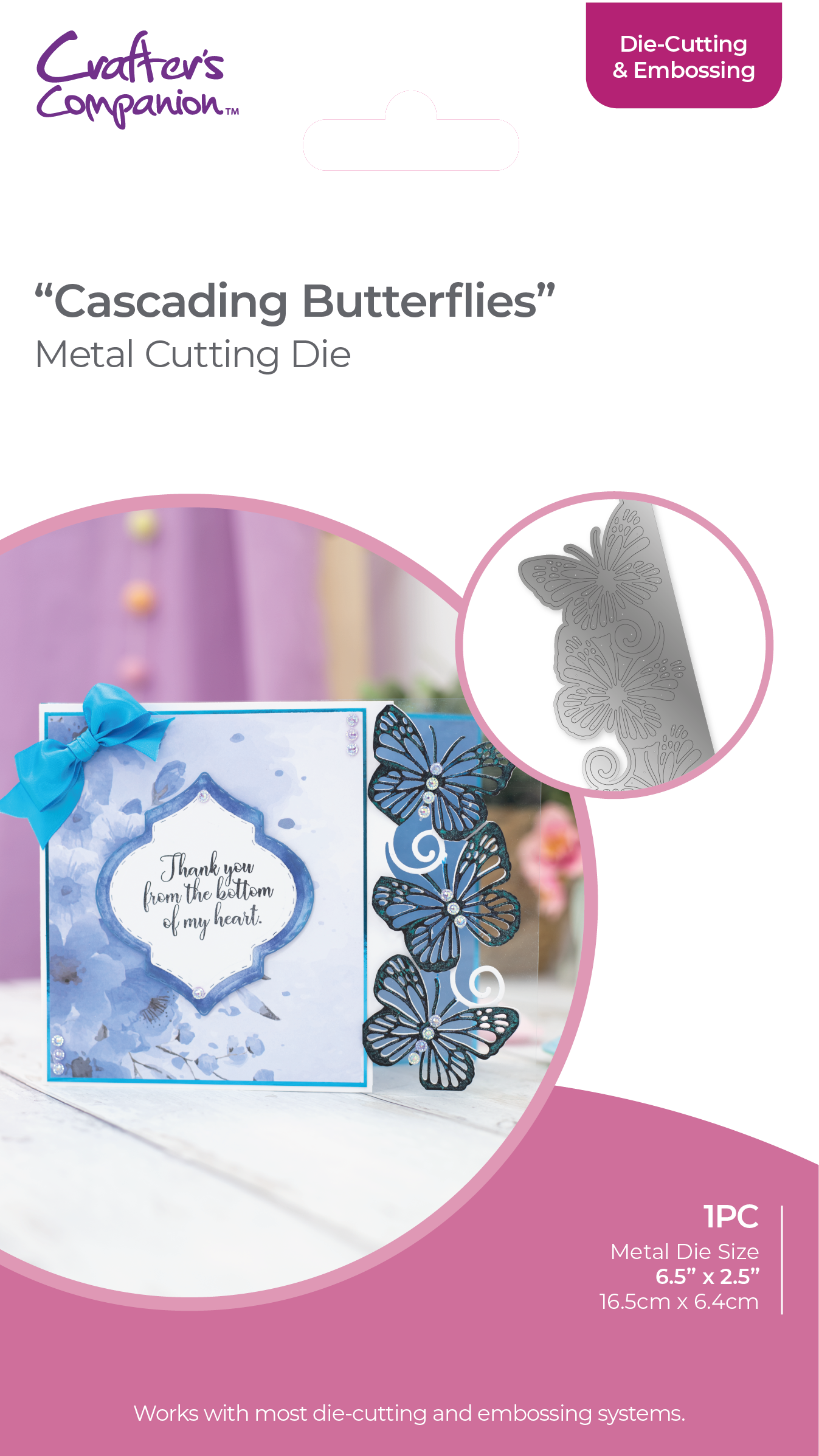 Crafters Companion - Die Cutting & Embossing - Cascading Butterflies