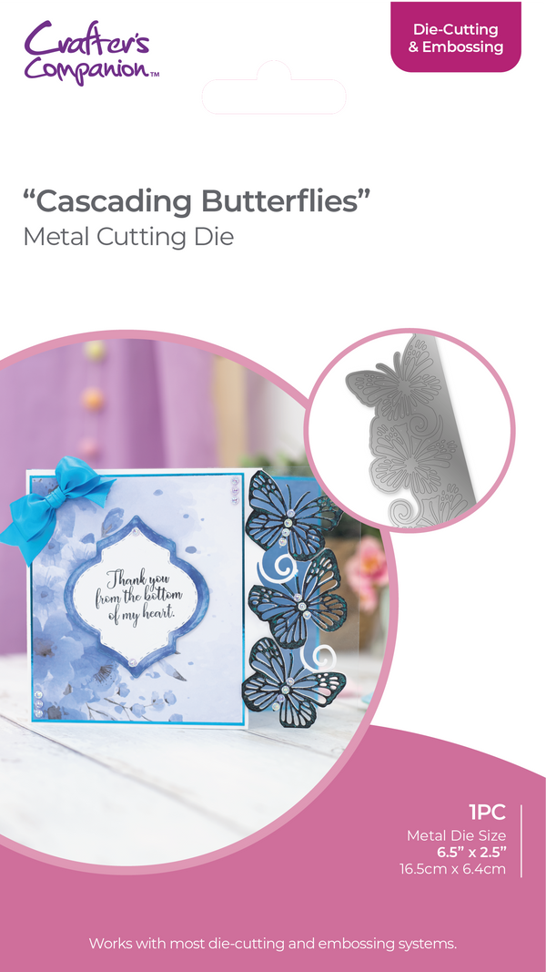 Crafters Companion - Die Cutting & Embossing - Cascading Butterflies