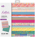 Crafter's Companion 12 x 12" Printed Paper Pad - All Occasion Patterns & Sentiments