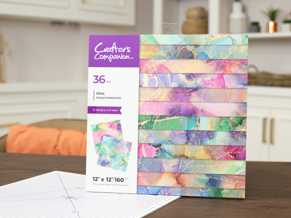 Crafter's Companion 12x12 Card & Paper Pad 4pc Collection