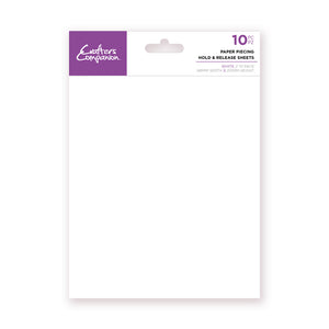 Crafter's Companion Paper Piecing Hold and Release Sheets - A5 (10PK)