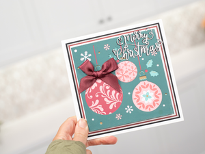 Crafters Companion 5.5" x 5.5" Pre-Cut Layering Pad - Christmas