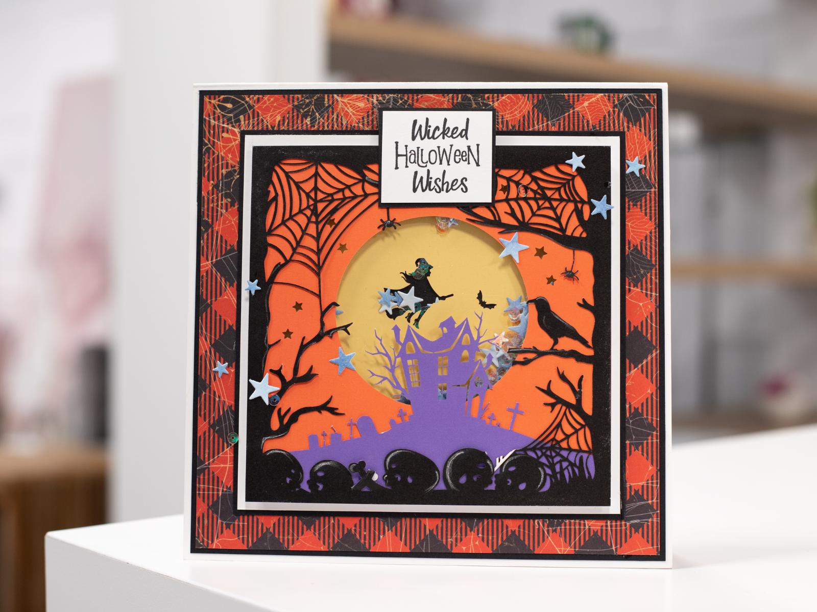 Crafters Companion 5.5" x 5.5" Pre-Cut Layering Pad - Halloween