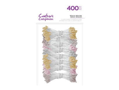 Crafter's Companion Flower Forming Foam Stamens - Metallics (400PC)