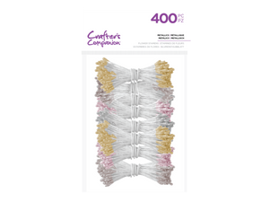 Crafter's Companion Flower Forming Foam Stamens - Metallics (400PC)