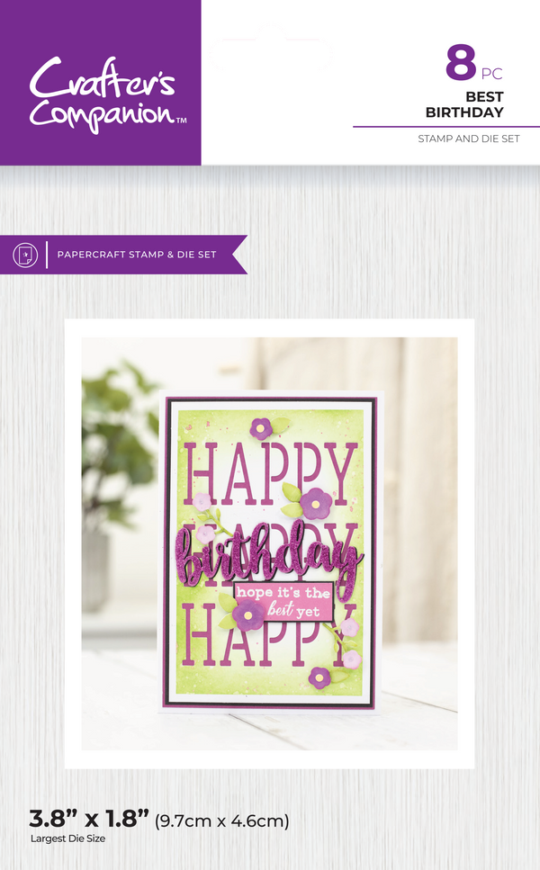 Crafter s Companion Stamp Dies Best Birthday Crafters