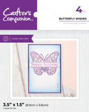 Crafter's Companion Stamp & Die - Butterfly Wishes