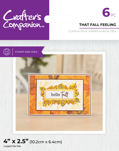 Crafter's Companion Stamp & Die - That Fall Feeling