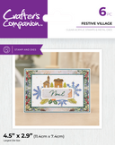 Crafter's Companion Stamp & Die - Festive Village