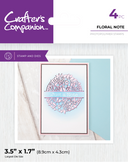 Crafter's Companion Stamp & Die - Floral Note