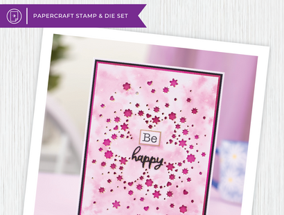 Crafter's Companion Stamp & Die - Happy Flowers