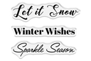Crafter's Companion Stamp & Die - Winter Snowfall