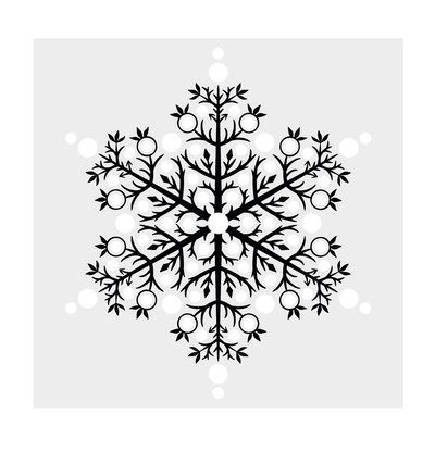 Crafter's Comapnion Stamp, Die and Stencil Set - Snowflake