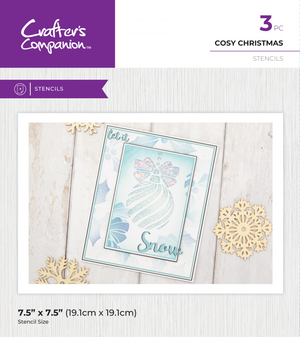 Crafter's Companion Stencil - Cosy Christmas