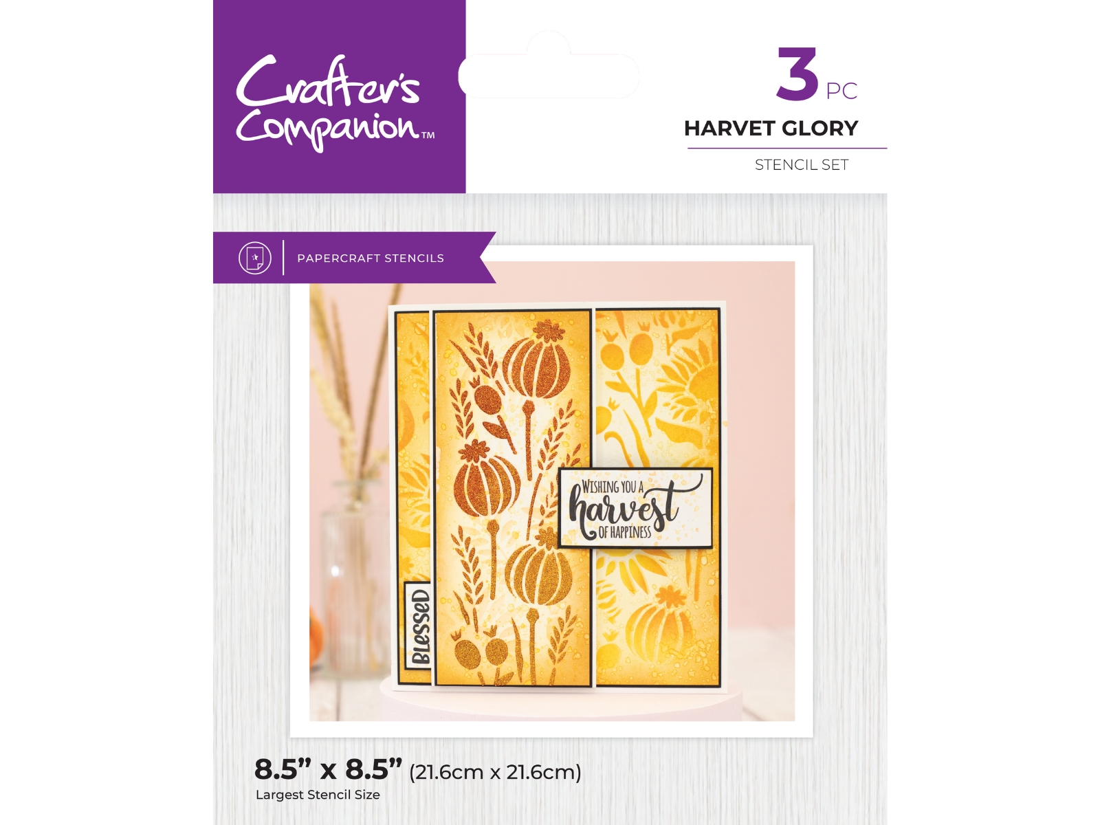 Crafter's Companion Fall Stencils Collection