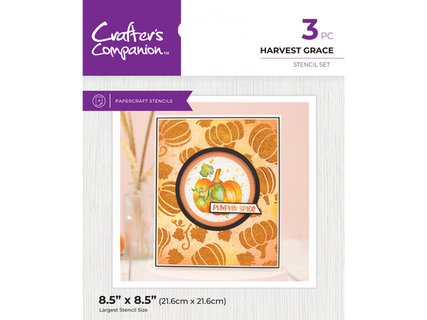 Crafter's Companion Stencil - Harvest Grace