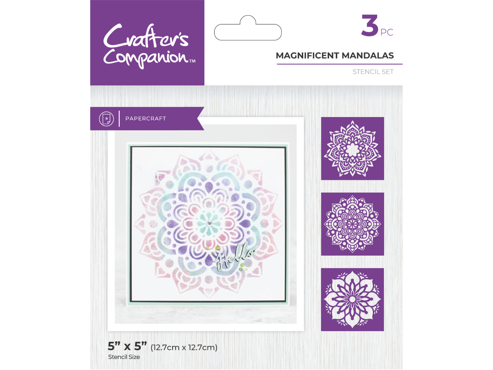 Crafter's Companion Pearl Powder Stencils Collection