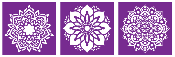 Crafter's Companion Stencils - Magnificent Mandalas