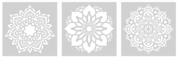 Crafter's Companion Stencils - Magnificent Mandalas