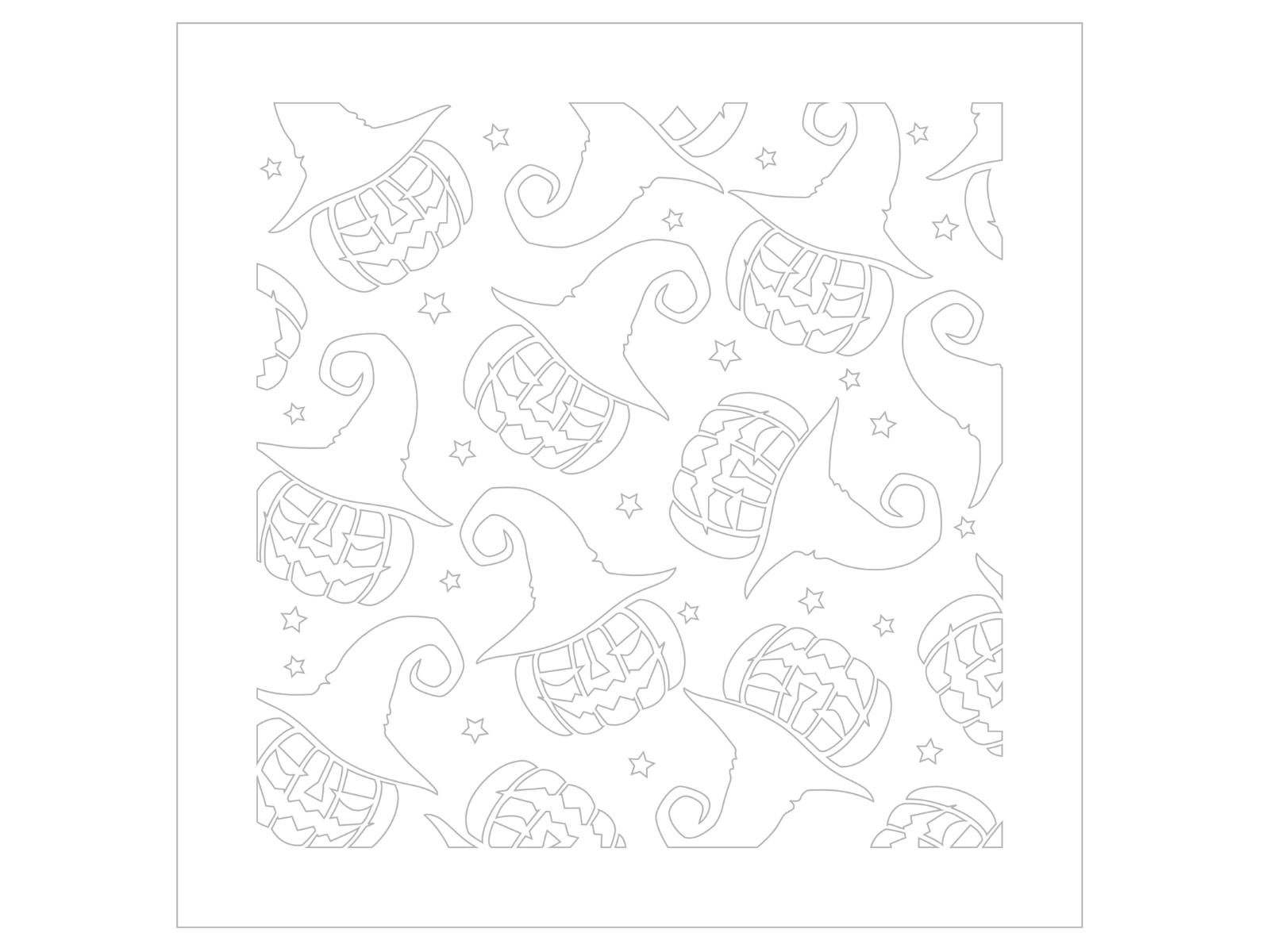 Crafter's Companion Stencil - Trick or Treat