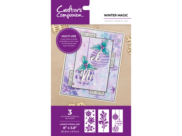 Crafter's Companion Stencils - Winter Magic