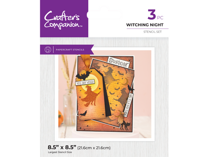 Crafter's Companion Stencil - Witching Night