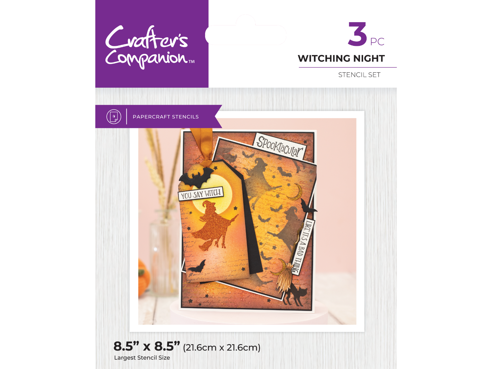 Crafter's Companion Stencil - Witching Night