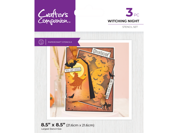 Crafter's Companion Stencil - Witching Night