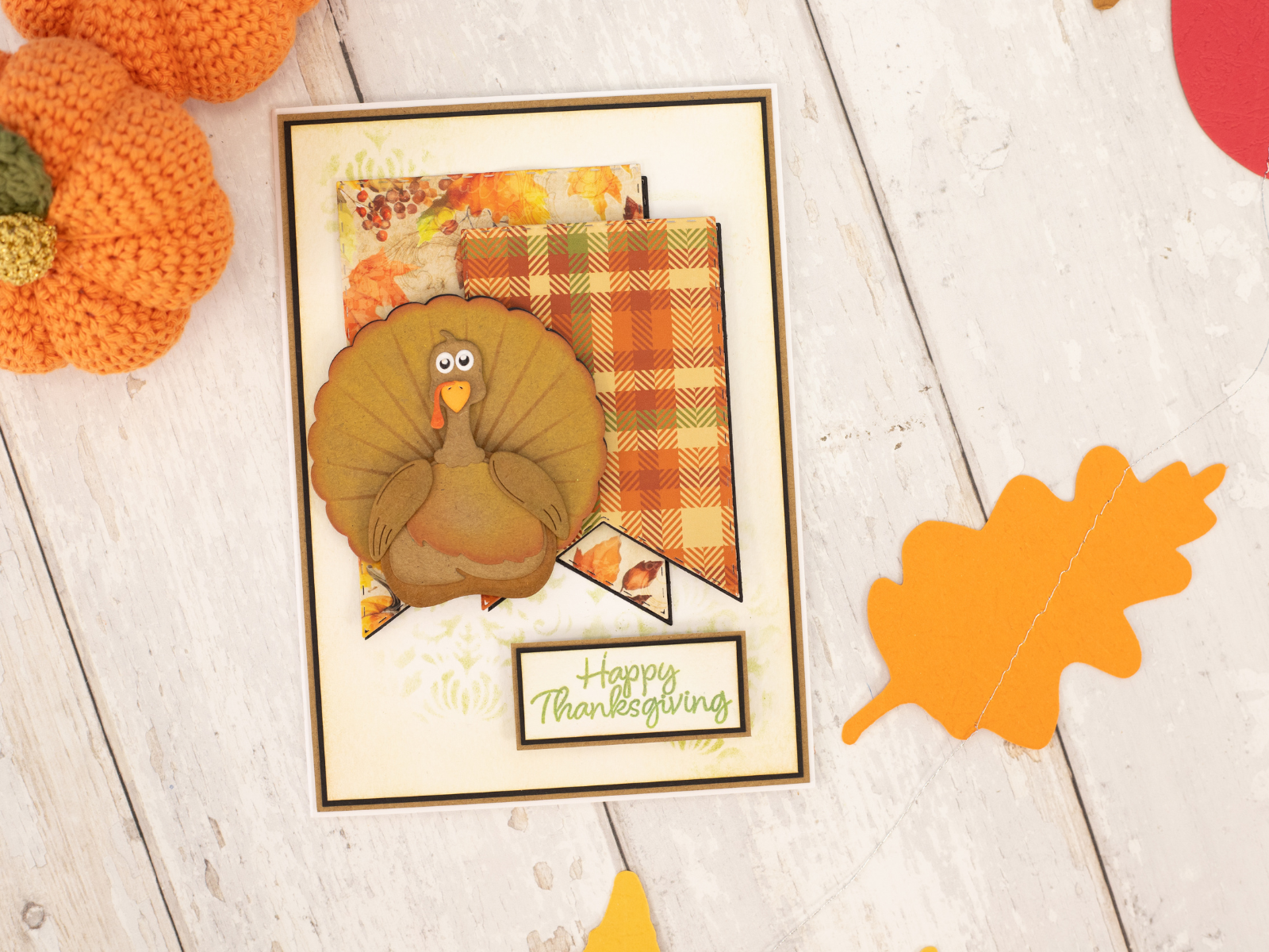 Crafters Companion Thanksgiving Collection Metal Die Set - Thanksgiving Turkey