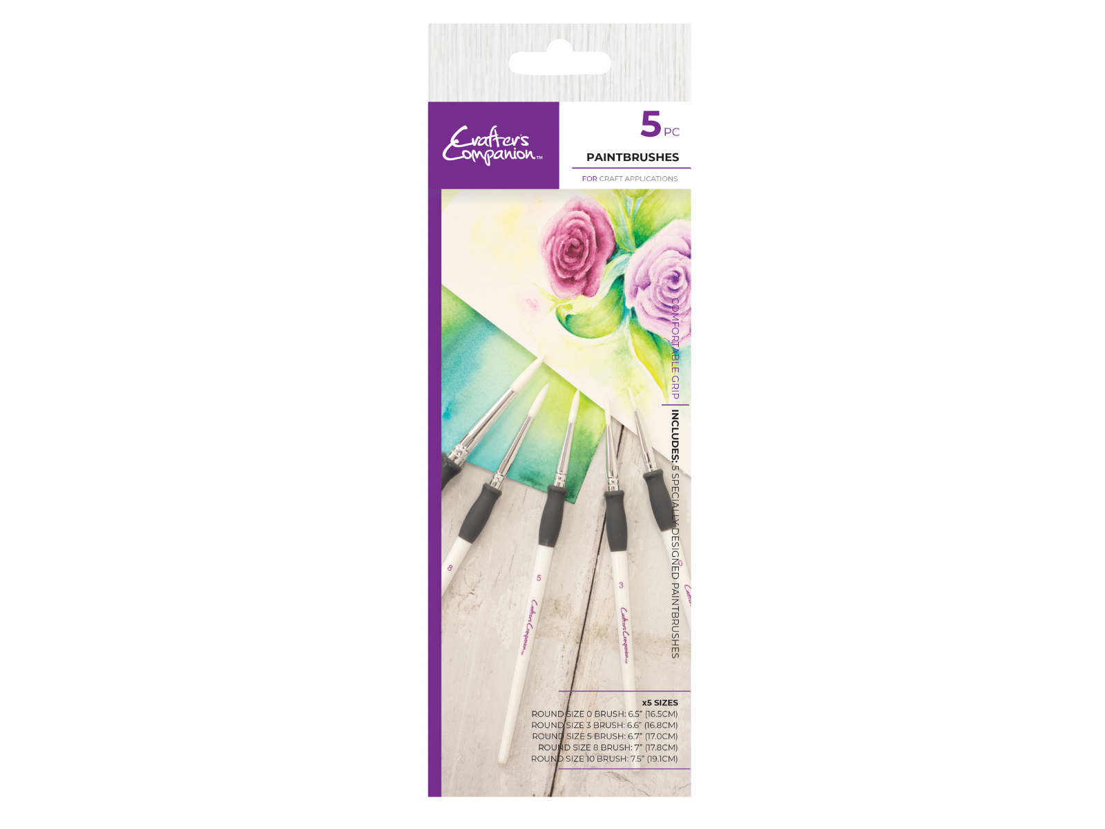 Crafter's Companion - Paintbrushes 5pc