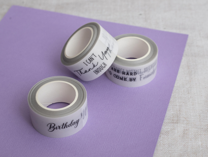 Crafters Companion Vellum Wash Rolls - Black Sentiments