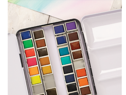 Crafter's Companion Watercolour Palette with Accessories Selection