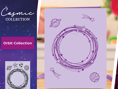 Cosmic Collection Clear Acrylic Stamps - Orbit Collection