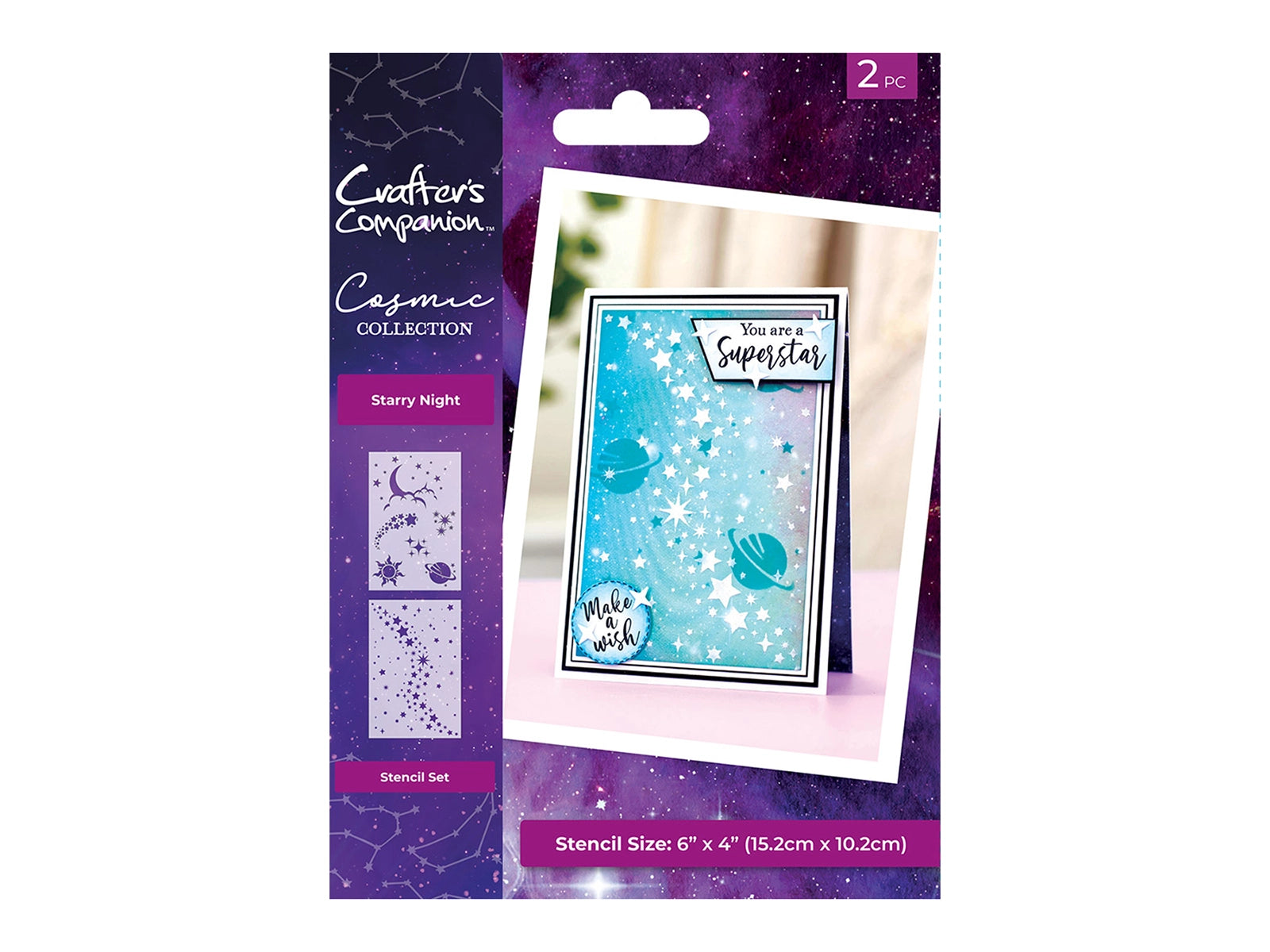 Cosmic Collection Stencil Set - Starry Night