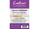 Crafter's Companion A4 Luxury Cardstock Pack - Precious Metals