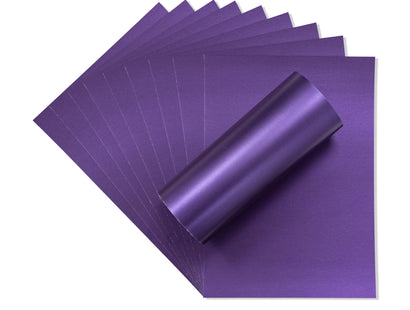 Crafter's Companion Centura Pearl Single Colour A4 10 Sheet Pack - Deep Purple