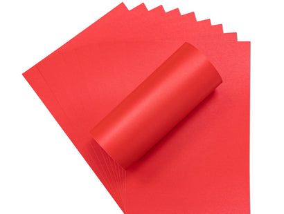 Crafter's Companion Centura Pearl Single Colour A4 10 Sheet Pack - Xmas Red