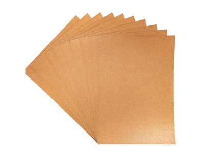 A4 Luxury Rose Gold Card - 10 Pack