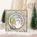 Crafters Companion Stamp and Die - Festive Snowman