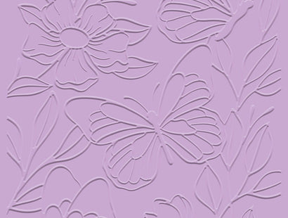 Gemini Illustrated Embossing Folder - Delightful Butterfly