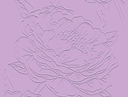 Gemini Illustrated Embossing Folder - Pretty Peonies