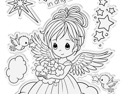 Conie Fong Angel Inspiration Stamp & Die - Twinkle Angel