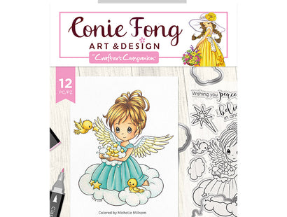 Conie Fong Angel Inspiration Stamp & Die - Twinkle Angel