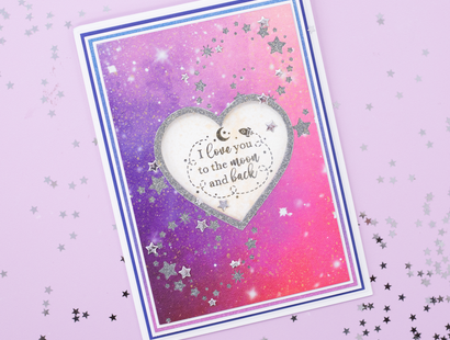 Cosmic Collection Stamp and Die - Love is in the Stars