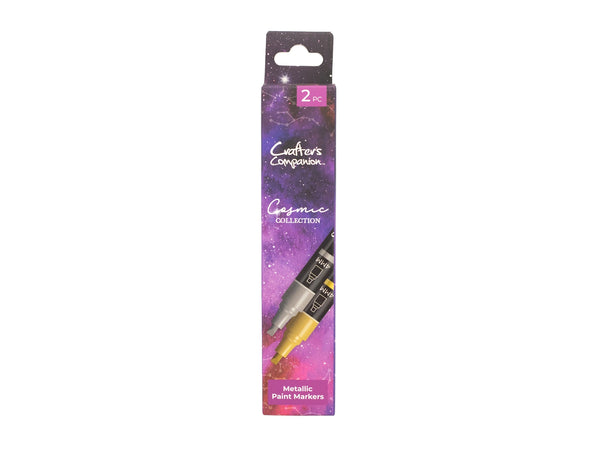 Cosmic Collection Acrylic Paint Markers - Metallic (2 Pack)