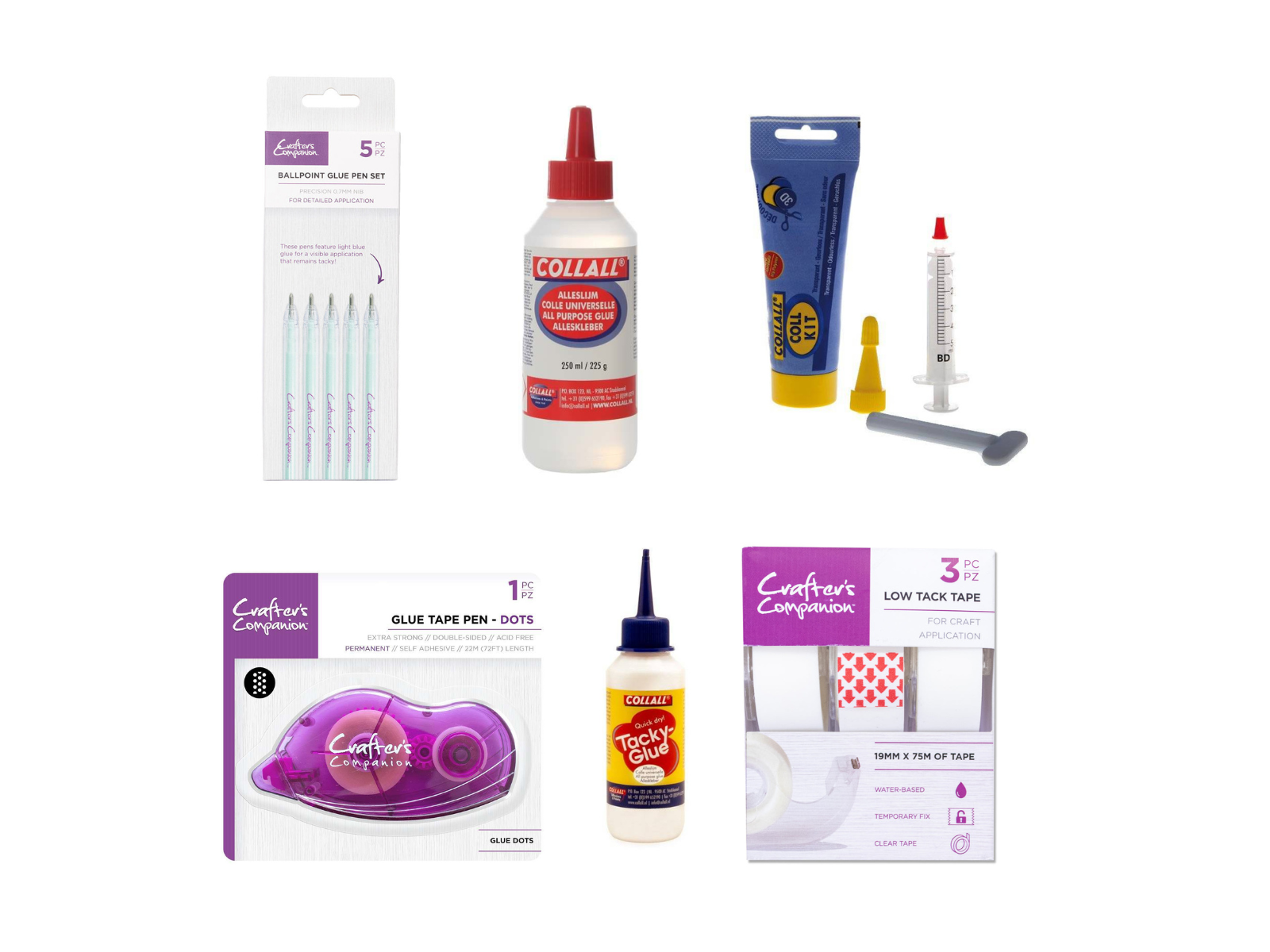 Crafter's Companion Adhesive Selection