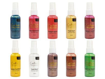 Crafter's Companion Shimmer Spray Complete Collection